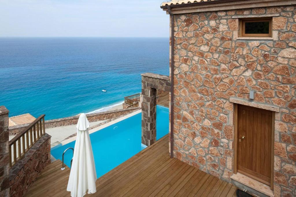 Beyond Villas Áyios Nikítas Rom bilde