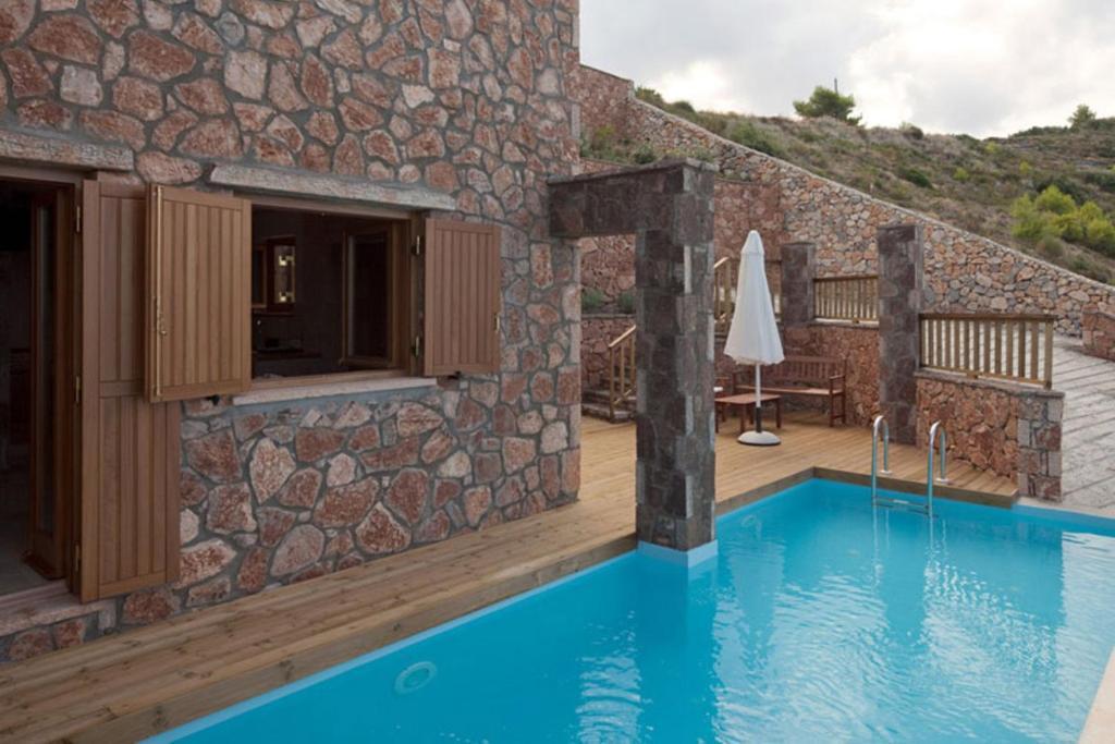 Beyond Villas Áyios Nikítas Rom bilde