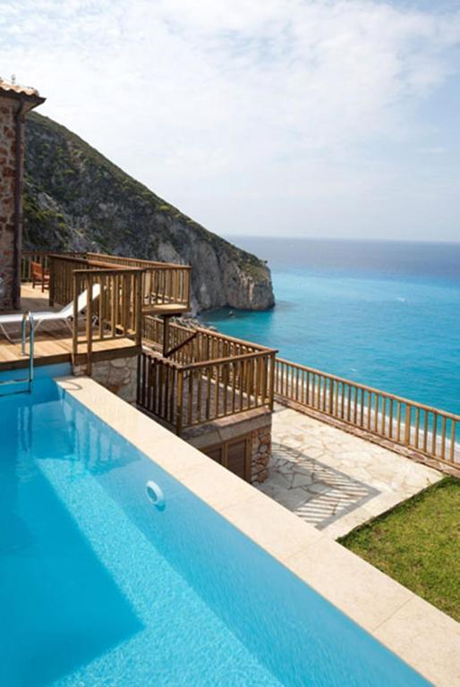 Beyond Villas Áyios Nikítas Rom bilde
