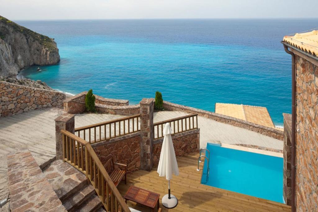 Beyond Villas Áyios Nikítas Rom bilde